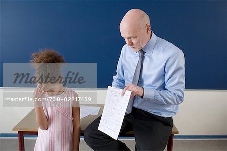 Teacher with Unsuccessful Student