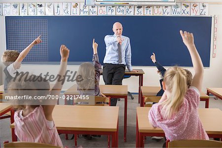 Teacher and Students in Classroom