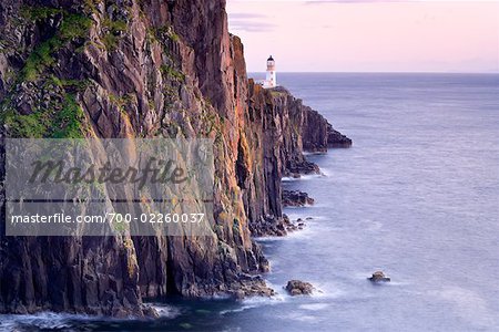 Cliffs on Shoreline, Neist Point, Isle of Skye, Scotland