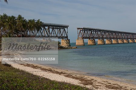 Bridge from Shoreline, Bahia Honda State Park, Florida Keys