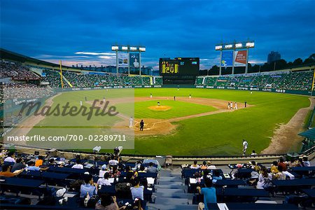 Baseball Game at Jamsil Sports Complex