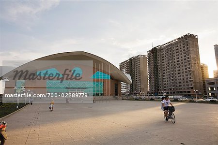 Exterior of Sports Center, Inner Mongolia, China