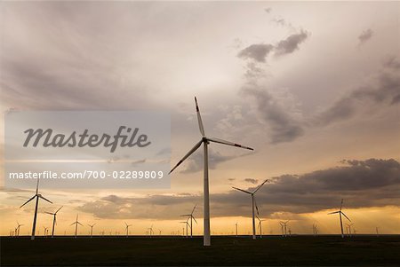 Wind Farm in Abaga Banner, Ximeng Huitengha, Xilinhot, Inner Mongolia, China
