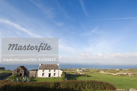 Houses on Cape Clear Island, County Cork, Ireland