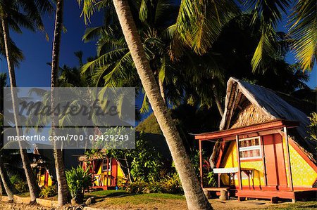 Beach at Hauru Point, Moorea, Society Islands, French Polynesia South Pacific