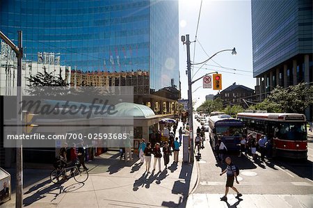 College Street and University Avenue, Toronto, Ontario, Canada