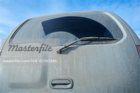 Dirt on Rear Window of Vehicle