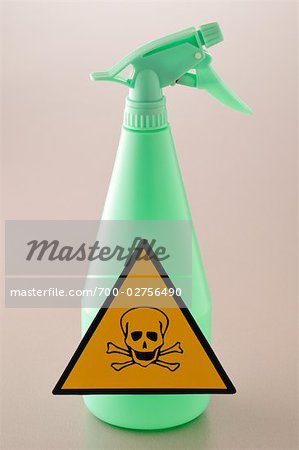 Warning on Spray Bottle