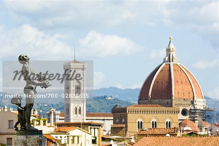 View of Santa Maria del Fiore From Boboli Gardens, Florence, Tuscany, Italy