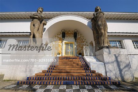 Entrance To Artists Colony Museum Ernst Ludwig Haus Mathilde