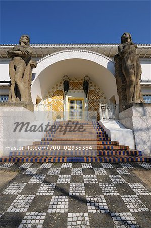 Entrance To Artists Colony Museum Ernst Ludwig Haus Mathilde