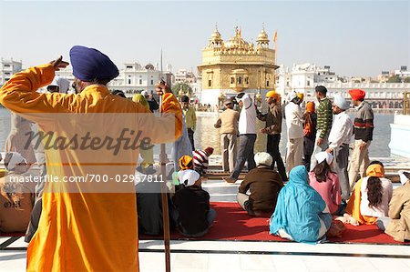People at Golden Temple, Amritsar, Punjab, India
