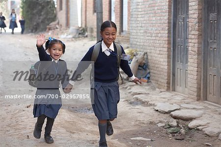 School Children in Chapagaon, Nepal