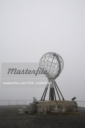 Globe Monument at Nordkapp, Norway