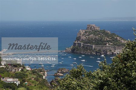 Aragonese Castle, Ischia Ponte, Ischia, Province of Naples, Campania, Italy