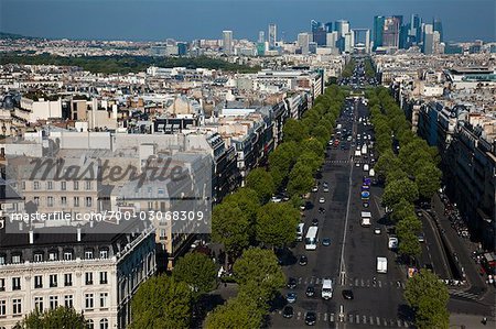 Overview of Paris, France