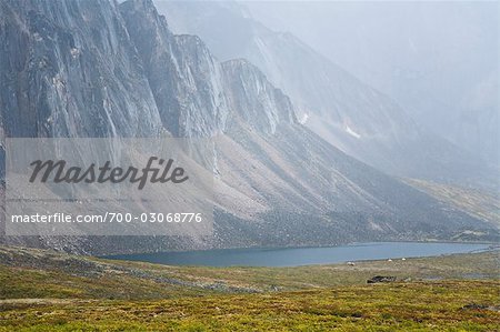 Talus Lake and Tombstone Range, Ogilvie Mountains, Tombstone Territorial Park, Yukon, Canada