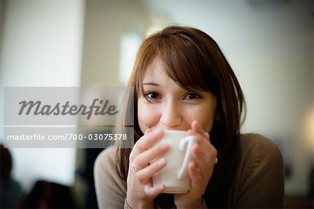 Woman Holding Mug