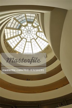 Interior of the Guggenheim Museum, Manhattan, New York City, New York, USA