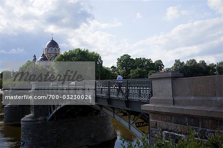 View of Neris River, Vilnius, Lithuania