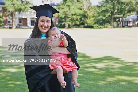 Mother and Daughter at Graduation