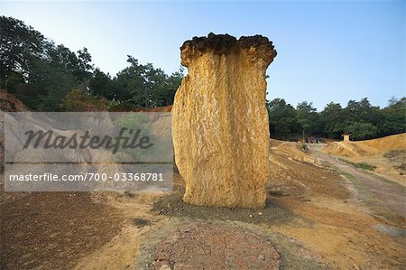 Sandstone Formations at Pae Muang Pee, Phrae Province, Thailand