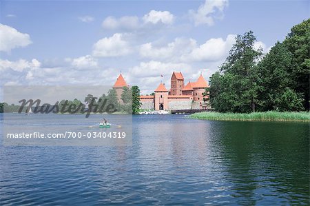 Insular Castle on Galve Lake, Trakai, Lithuania