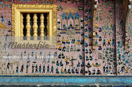 Architectural Detail, Wat Xieng Thong, Luang Prabang, Laos