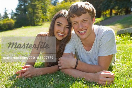 Portrait of Teenage Couple