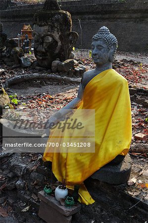 Buddha Statue, Wat Umong, Chiang Mai, Thailand
