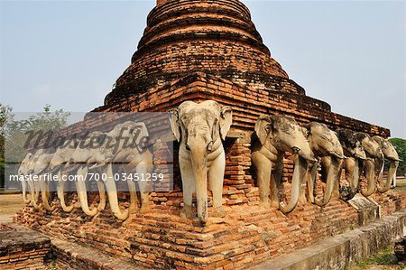Wat Sorasak, Sukhothai Historical Park, Sukhothai, Thailand