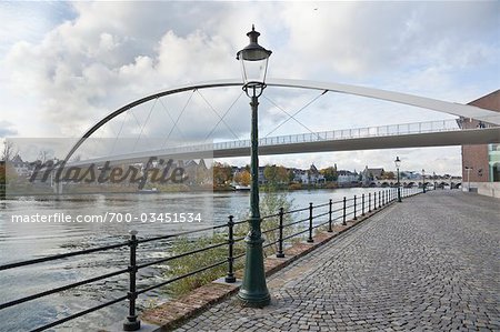 De Hoge Bridge, Meuse River, Maastricht, Limburg Province, Netherlands