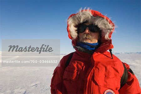 Man in Parka, Ross Island, Antarctica