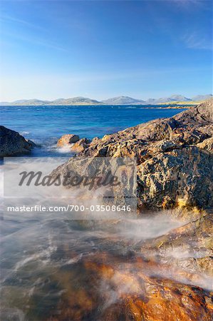 Rugged Coastline along Sound of Taransay, Isle of Harris, Scotland