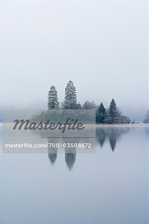 Island, Loch Achray, Trossachs, Stirling, Scotland, United Kingdom Island, Loch Achray, Trossachs, Stirling, Scotland, United Kingdom