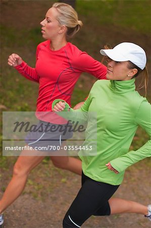 Women Running, Green Lake Park, Seattle, Washington, USA