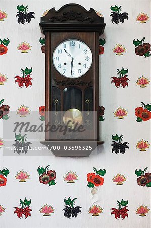 Clock in Wat Arun Ratchawararam, Thon Buri, Thailand