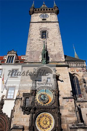Prague Astronomical Clock, Old Town Square, Old Town, Prague, Czech Republic