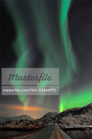 Northern Lights, Sommaroy, Tromso, Troms, Norway