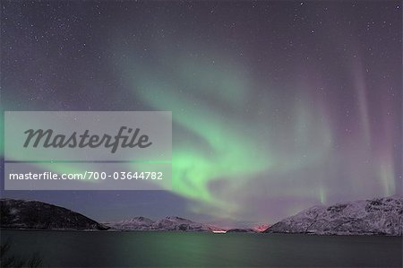 Northern Lights, Kaldfjor, Tromso, Troms, Norway Northern Lights, Kaldfjor, Tromso, Troms, Norway