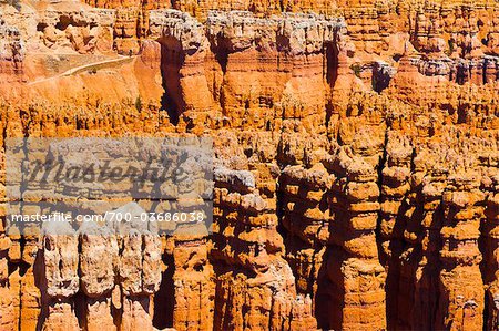 Sandstone Hoodoos, Spires and Pinnacles from Sunset Point, Bryce Canyon National Park, Utah, USA