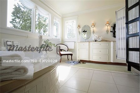 Spacious Bathroom in Home