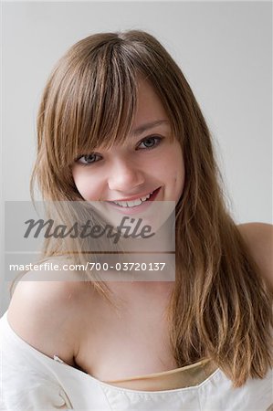 Portrait of Young Teenage Girl