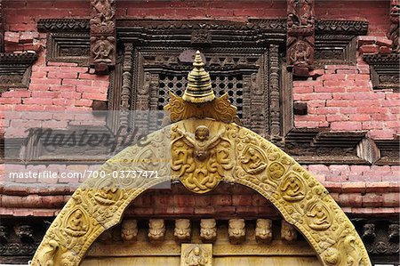 Architectural Detail, Taumadhi Square, Bhaktapur, Bagmati Zone, Madhyamanchal, Nepal