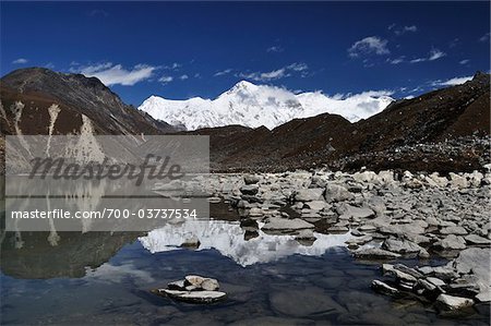 Gokyo Lake and Cho Oyu, Sagarmatha National Park, Solukhumbu District, Sagarmatha Zone, Nepal