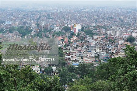 Kathmandu View from Swayambhunath, Kathmandu, Bagmati, Madhyamanchal, Nepal