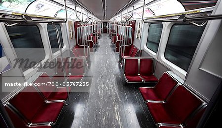 Interior of Subway Car