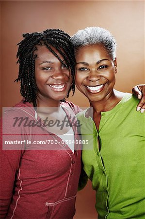 Portrait of Mother and Daughter