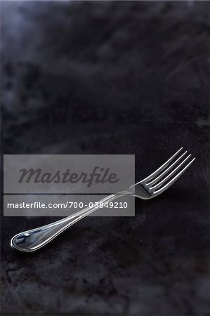 Still Life of Antique Silver Fork