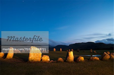 Castlerigg Stone Circle, The Lake District, Cumbria, England